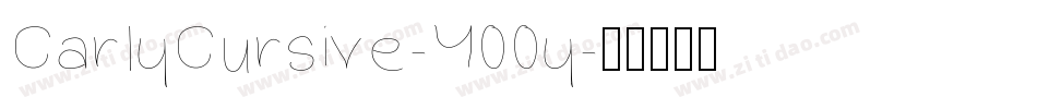 CarlyCursive-Y00y字体转换