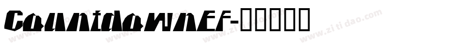 CountdownEF字体转换