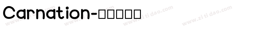 Carnation字体转换