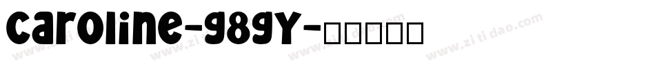 Caroline-g8gY字体转换