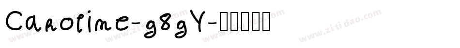Caroline-g8gY字体转换