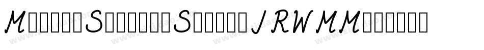 MagierSchriftSolid-JRWMM字体转换