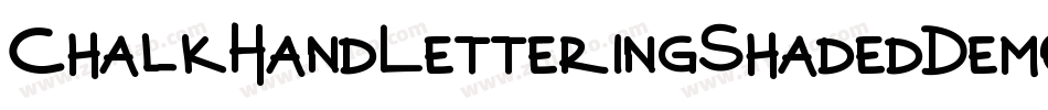 ChalkHandLetteringShadedDemo-5jl8字体转换