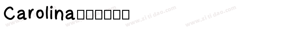 Carolina字体转换