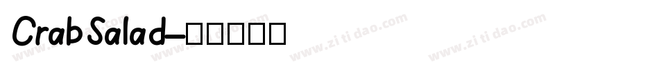 CrabSalad字体转换