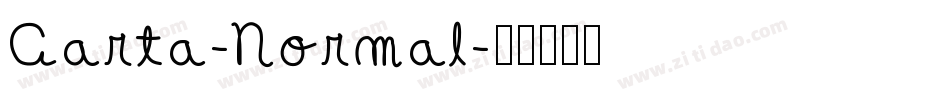 Carta-Normal字体转换