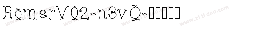 RomerV02-n3vO字体转换