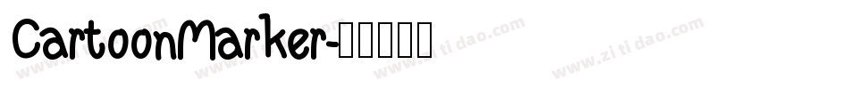 CartoonMarker字体转换