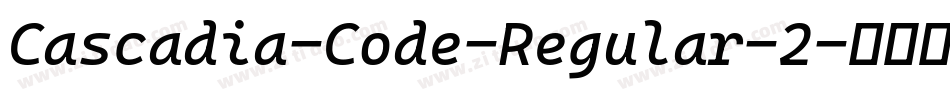 Cascadia-Code-Regular-2字体转换