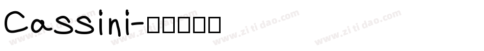 Cassini字体转换