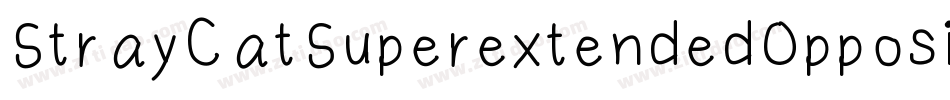 StrayCatSuperextendedOppositeoblique-E2Yr字体转换