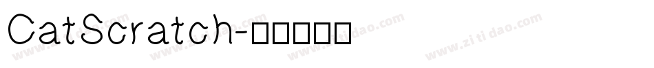 CatScratch字体转换