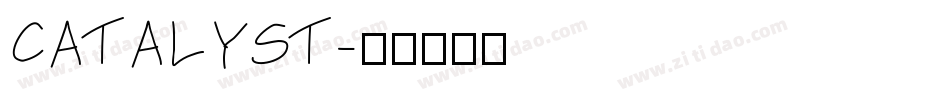CATALYST字体转换