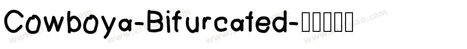 Cowboya-Bifurcated字体转换