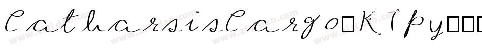 CatharsisCargo-K7py字体转换