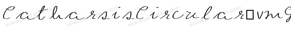 CatharsisCircular-vmGE字体转换