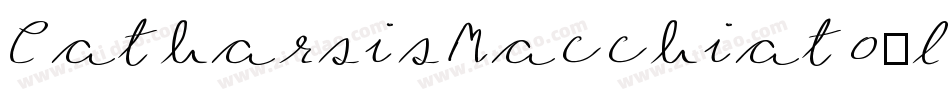 CatharsisMacchiato-lgpq字体转换