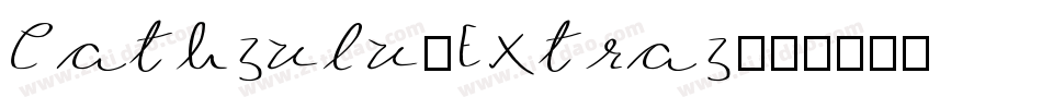 Cathzulu-Extraz字体转换