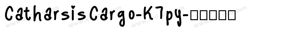 CatharsisCargo-K7py字体转换