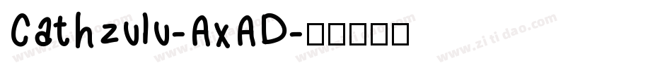 Cathzulu-AxAD字体转换