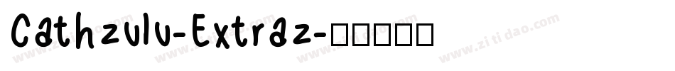 Cathzulu-Extraz字体转换