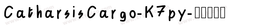 CatharsisCargo-K7py字体转换