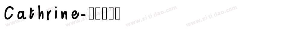 Cathrine字体转换