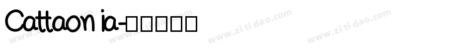 Cattaonia字体转换