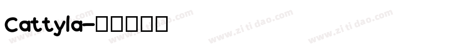 Cattyla字体转换
