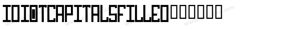IdiotCapitalsFilled字体转换