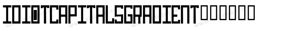 IdiotCapitalsGradient字体转换