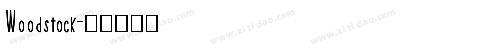 Woodstock字体转换