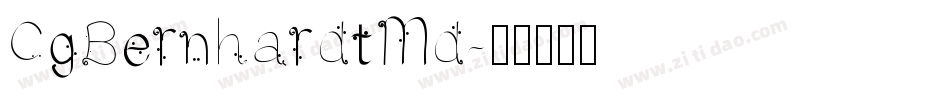 CgBernhardtMd字体转换