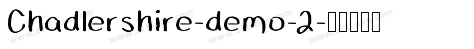 Chadlershire-demo-2字体转换