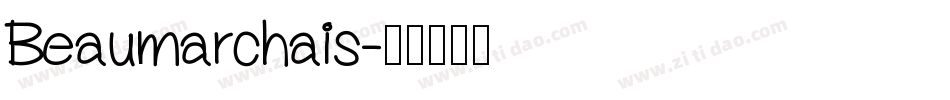 Beaumarchais字体转换