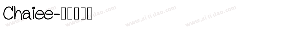 Chaiee字体转换