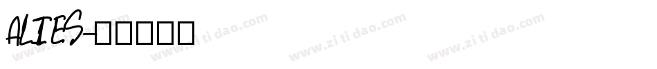 ALIES字体转换