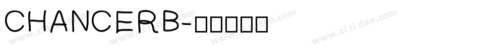 CHANCERB字体转换