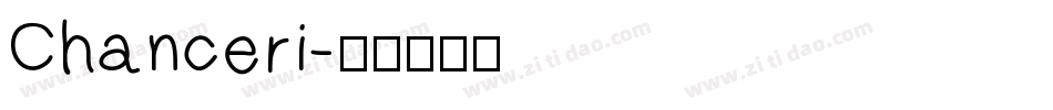 Chanceri字体转换