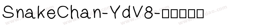 SnakeChan-YdV8字体转换