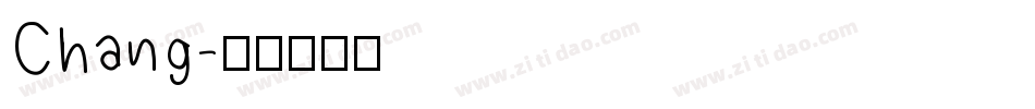 Chang字体转换