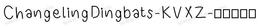 ChangelingDingbats-KVXZ字体转换