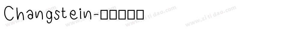 Changstein字体转换