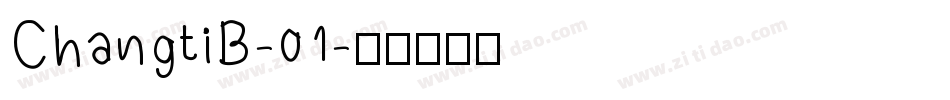 ChangtiB-01字体转换