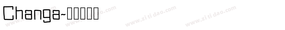 Changa字体转换
