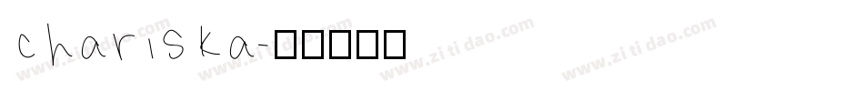 chariska字体转换