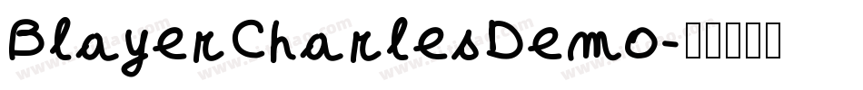 BlayerCharlesDemo字体转换