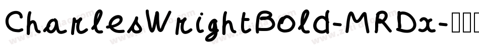 CharlesWrightBold-MRDx字体转换