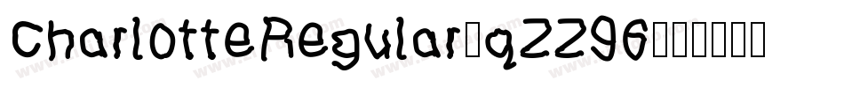CharlotteRegular-qZZ96字体转换