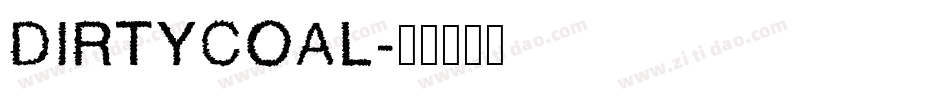 DirtyCoal字体转换